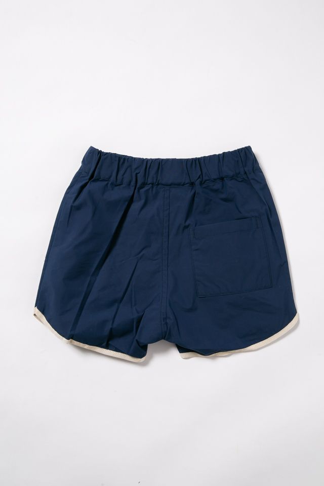 【60%OFF】子供服90 コーデュラショートパンツ UNLAW TOKYO お揃いストライプ&frasl;レモン柄おしり刺しゅうショートパンツ(90