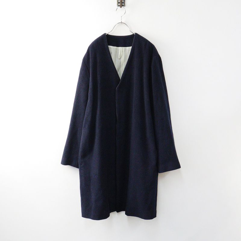 美品 定価7万 エドウィナホール Edwina Hoerl NO COLLAR LONG 美品 定価7万 エドウィナホール Edwina Hoerl NO COLLAR LONG