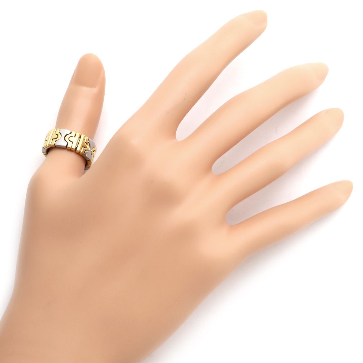 専用です ブルガリ バレンテシ リング K18ホワイトゴールドお値下げ ブルガリ BVLGARI パレンテシ ホワイトゴールド K18WG リング