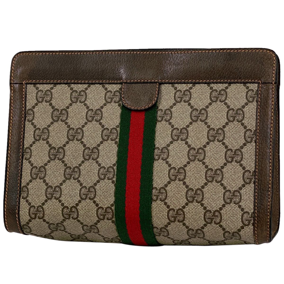 グッチ GUCCI GG柄 セカンドバッグ クラッチバッグ 手持ち シェリー