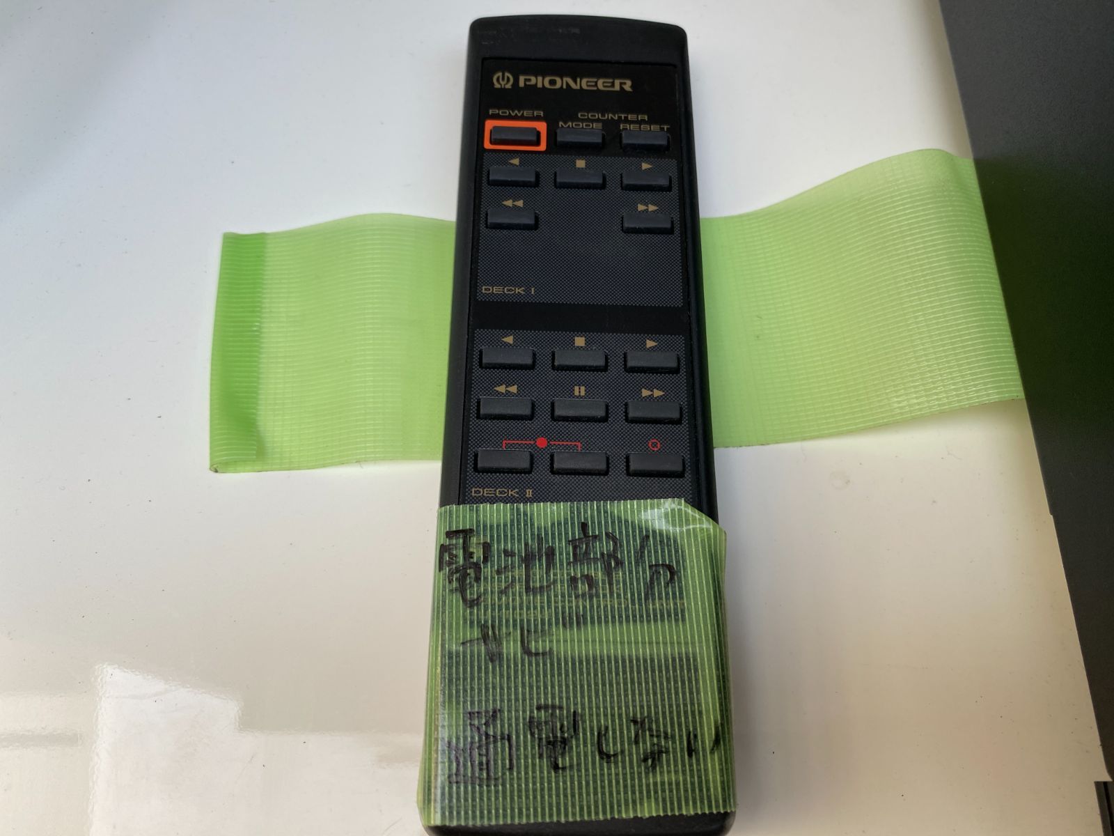 ダブルカセットデッキ　パイオニア　T-W01AR  通電確認済み □Pioneer パイオニア T-W01AR ダブルカセットデッキ 通電確認