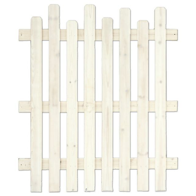  ガーデンガーデン 天然木製 ボーダーフェンス ピケット ミドル 幅99 cm×高さ117 cm JSBF-1170 フェンス 外壁 住宅設備
