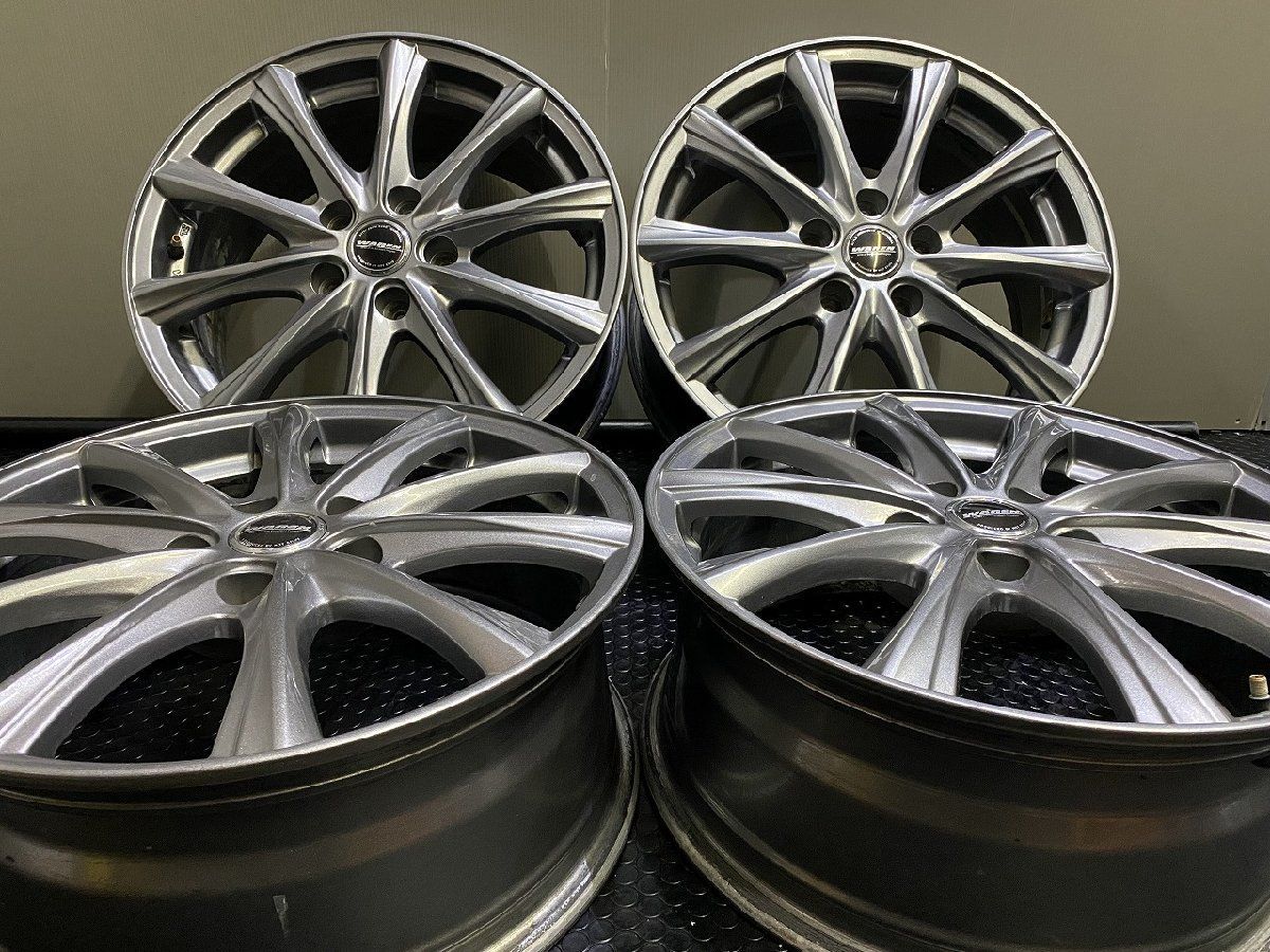 HOT STUFF WAREN ヴァーレン 社外ホイール 17インチ 4本 7J5HPCD114.3 48 CX-5 60プリウス等 VHF561