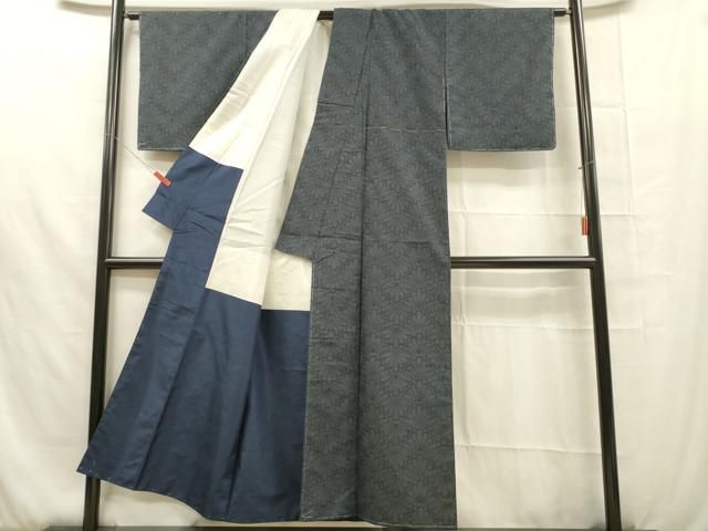 平和屋着物□上質な紬 菊尽くし 証紙付き 正絹 逸品 未使用 DAAT8869zy  