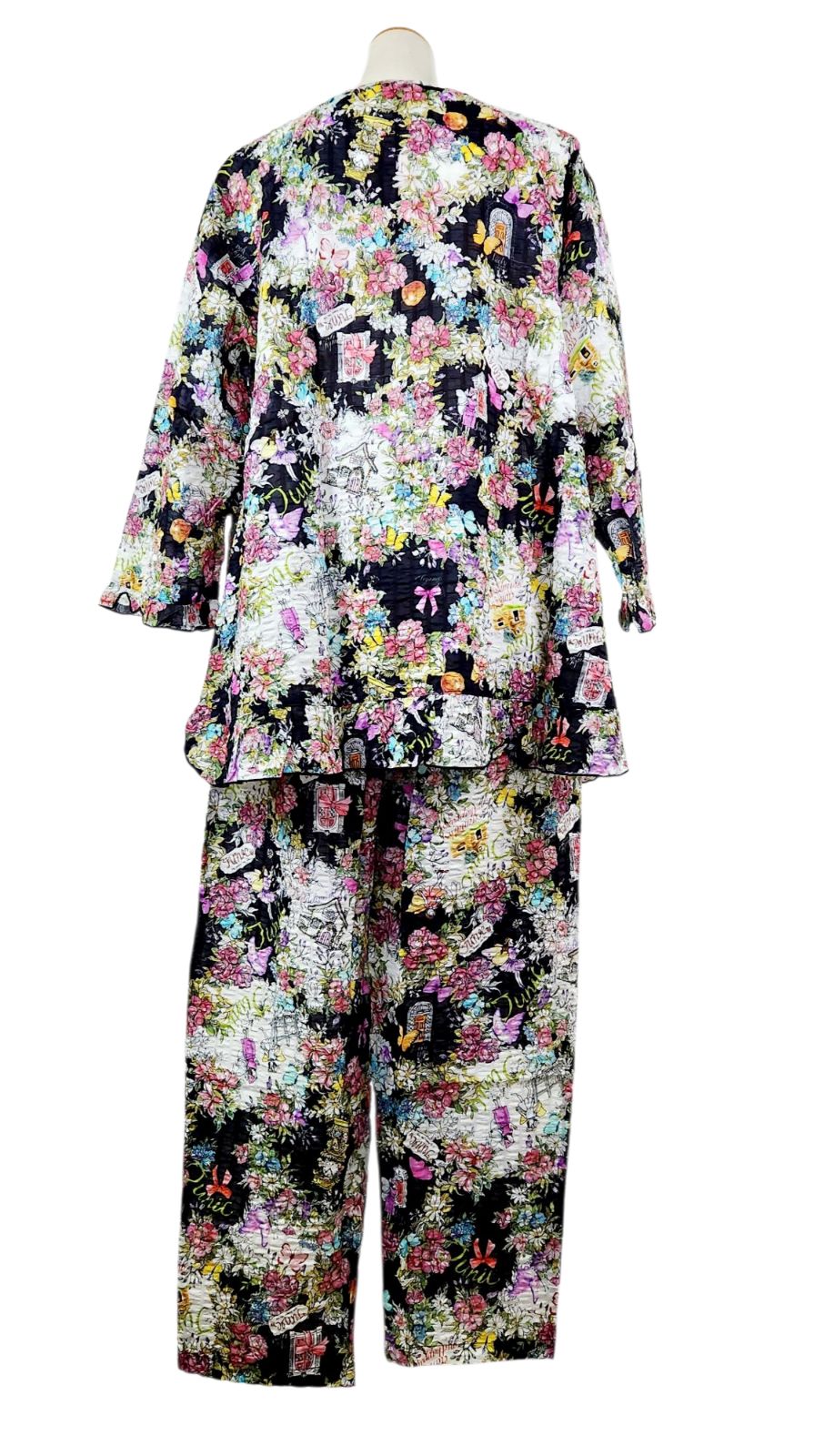 鴨居羊子 TUNIC パジャマ 7分袖 綿100%ローンサッカー 軽くて涼しい 夏、ラストチャンス!在庫限りのファイナルセール」 春物入荷