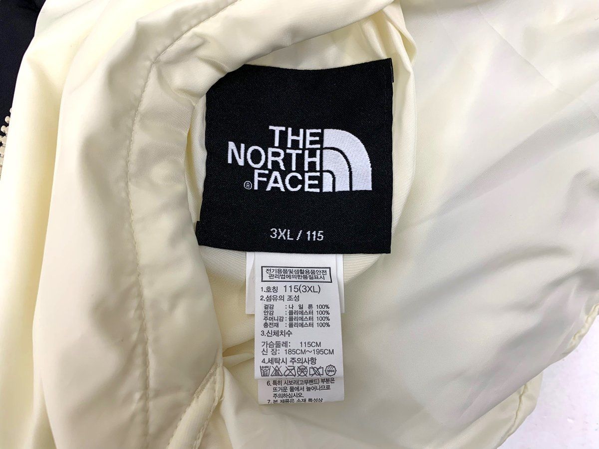 THE NORTH FACE (ザノースフェイス) ホワイトレーベル 韓国規格 並行輸入 RVS V NUPTSEJACKET  リバーシブルヌプシジャケット 3XL ブラック メンズ/036