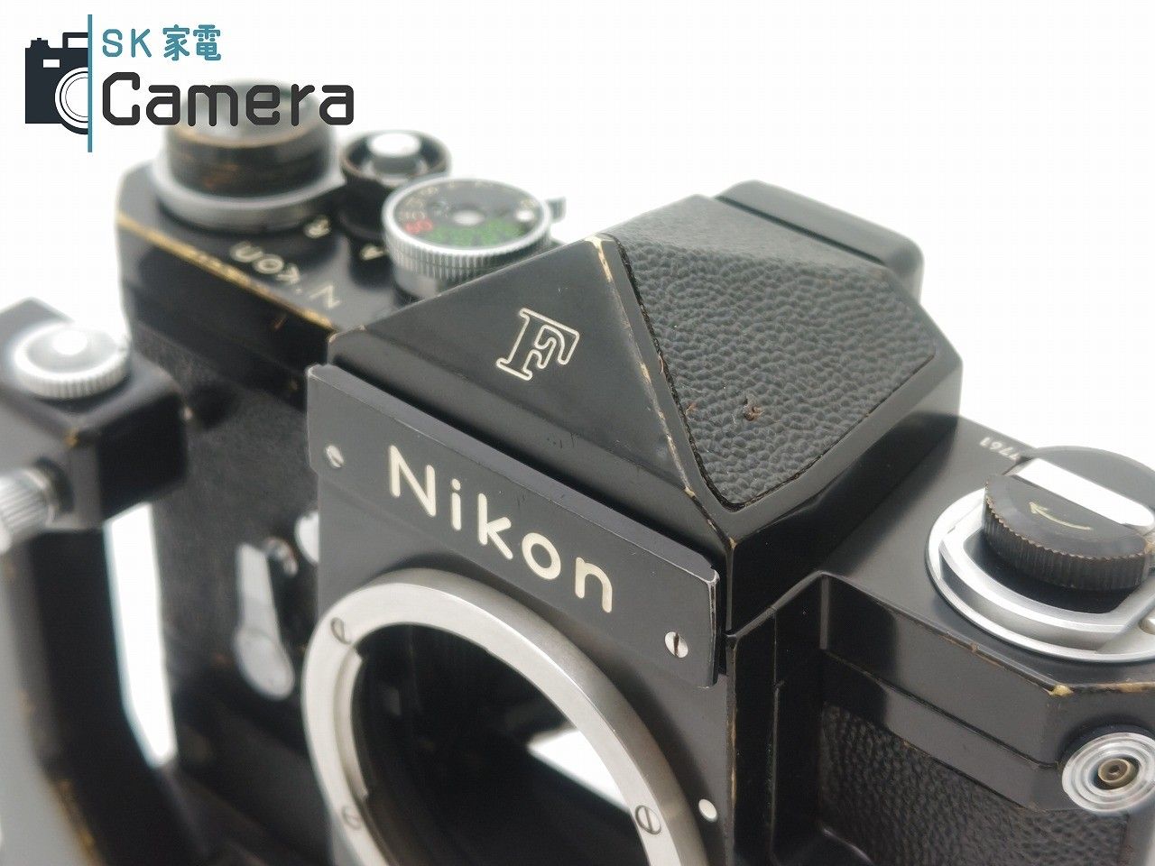 中古】 Nikon F アイレベル ブラック + F-36 モータードライブ