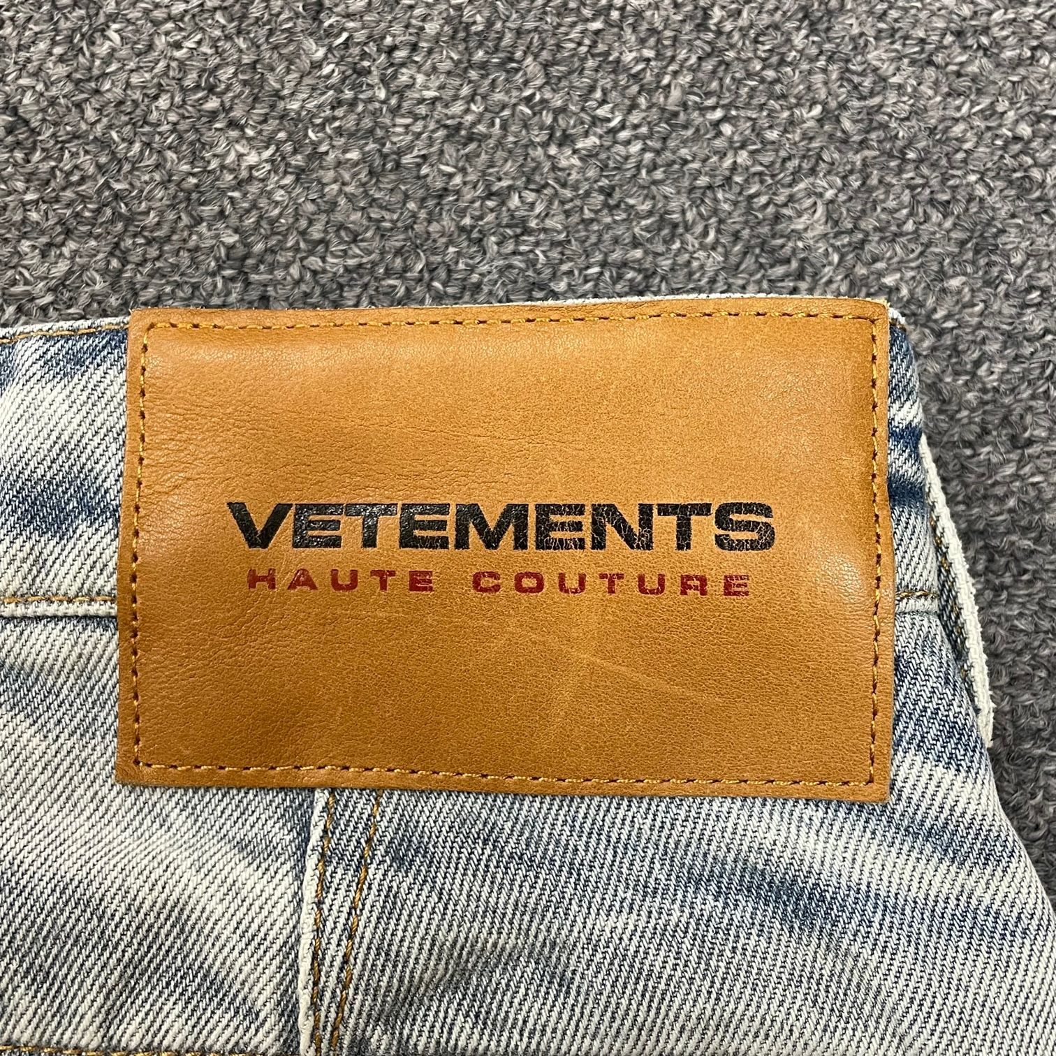 定価256000円 Vetements 22AW Big Shape Transformer Jeans ビッグ 