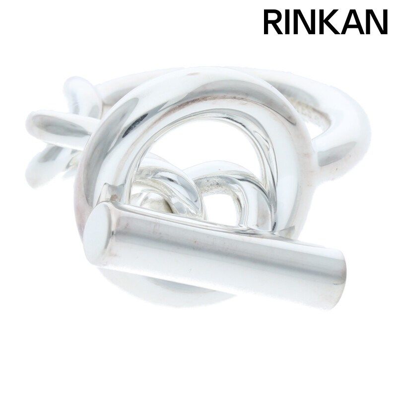 エルメス Croisette クロワゼットシルバーリング メンズ 53/13号