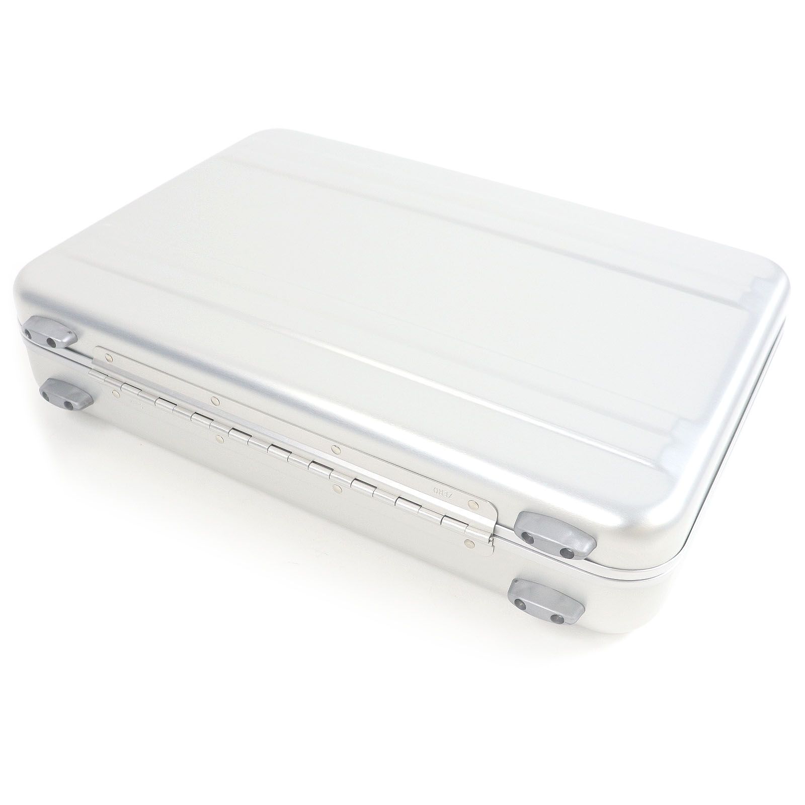 ゼロハリバートン　アタッシュケース　ビジネスバッグ　トランク　ビジネス　シルバー 良品□ZERO HALLIBURTON ゼロハリバートン アルミニウム ロック