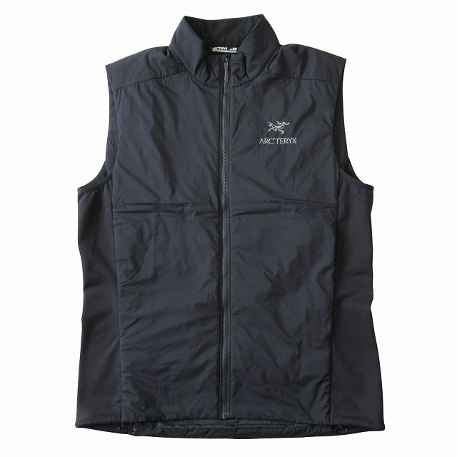 アークテリクス ARC TERYX ATOM VEST アトム ベスト ジャケット ブルゾン 中綿 ロゴ 刺繡 アウトドア スポーツ X000007475 サイズM 黒 ブラック メンズ