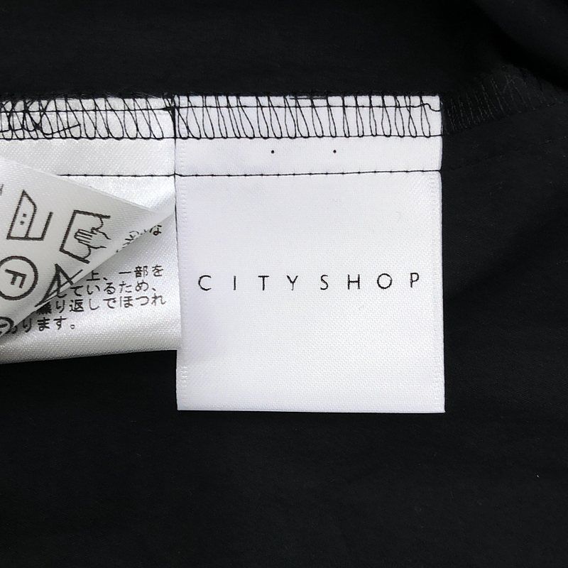 CITYSHOP / シティショップ | 2023SS | LACE-UP SMOCK レースアップスモック ブラウス | F | ブラック | レディース CITYSHOP / シティショップ | 2023SS | LACE-UP SMOCK レースアップ