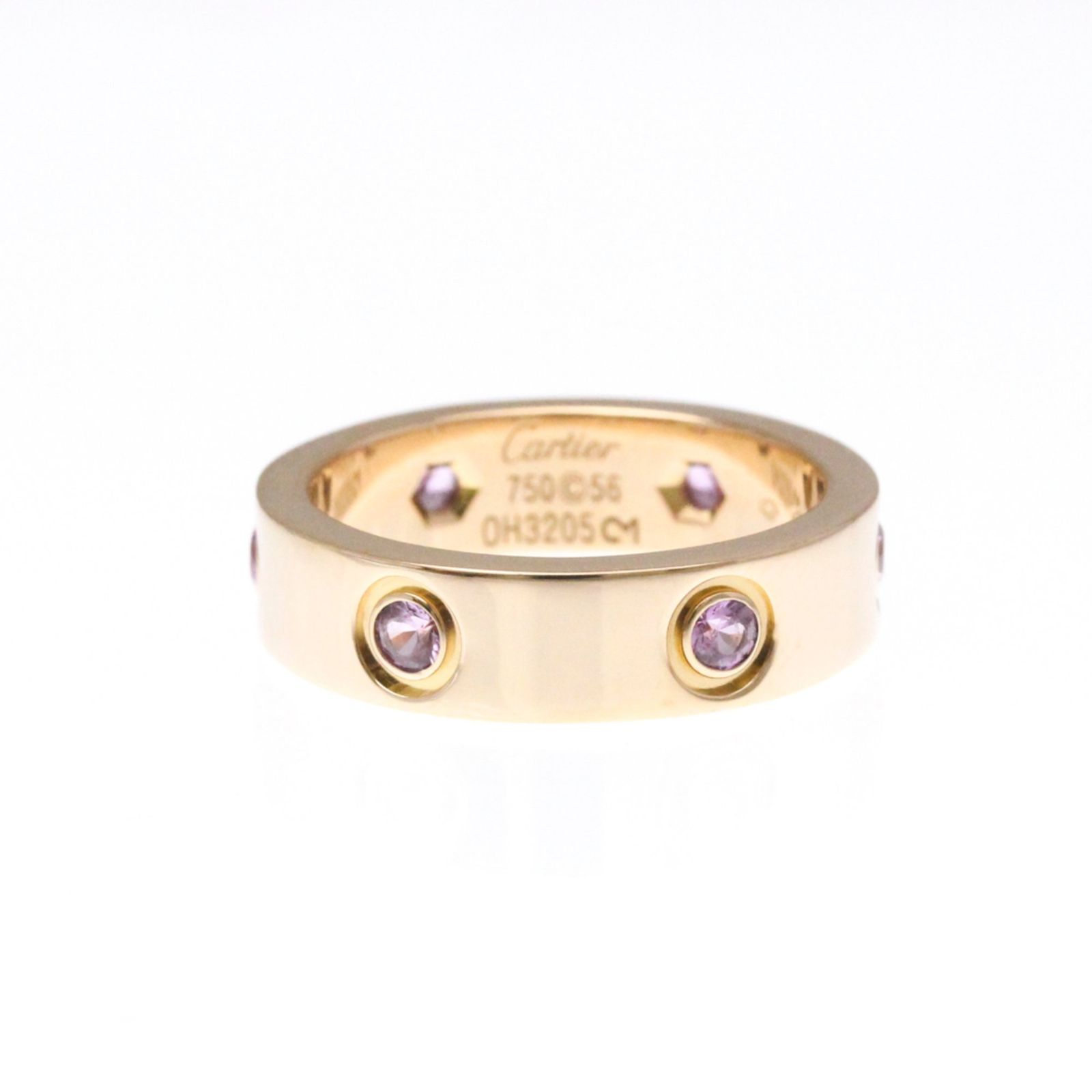 カルティエ Cartier ラニエールリング ダイヤ⁄ピンクサファイア K18PG 