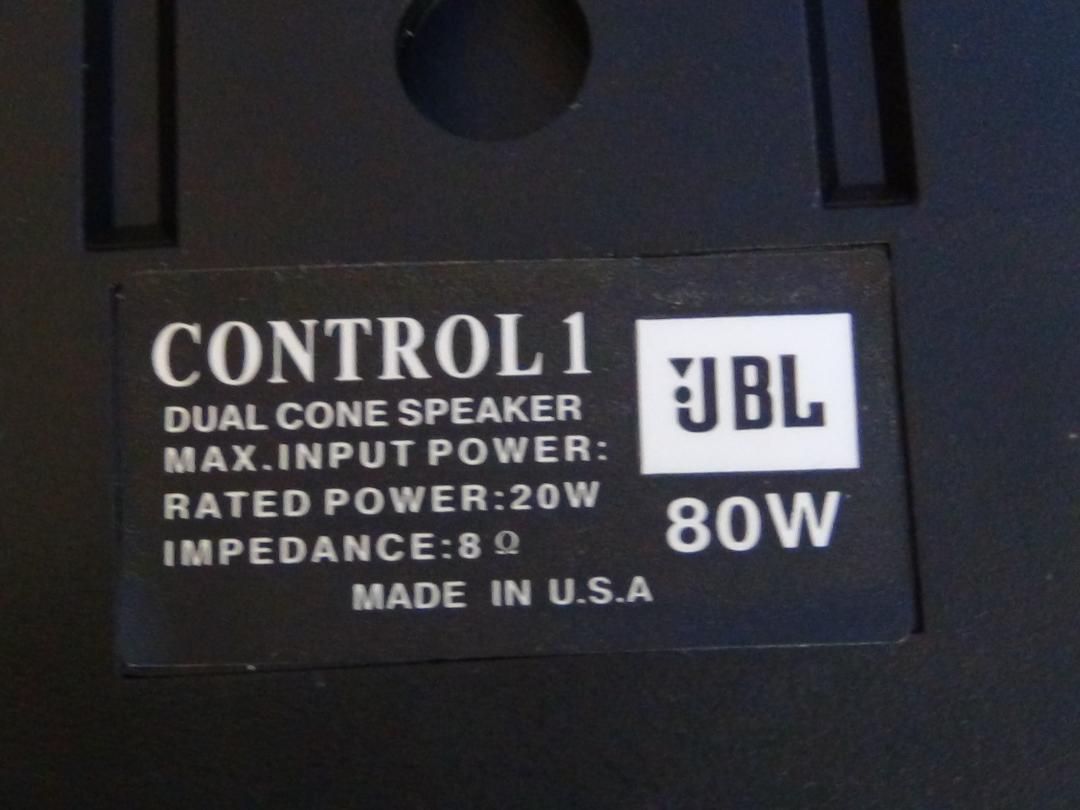 B819 JBL 2-Way スピーカー CONTROL 1 ペア 2510