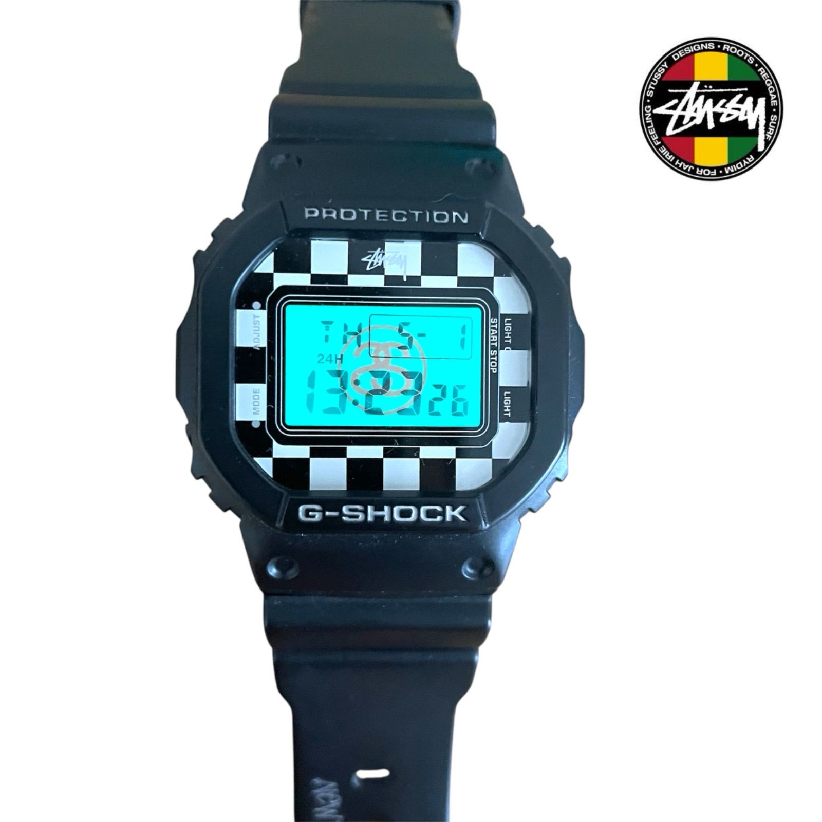 G-SHOCK DW-5600VT ステューシー フラッグチェック コラボ
