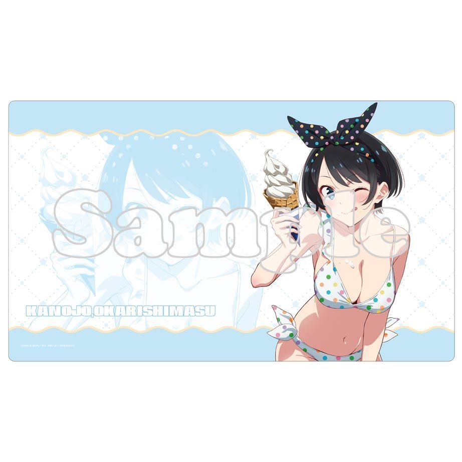 【新品/公式】彼女、お借りします第3期 ラバーマット 更科瑠夏（水着） 公式グッズ colleize