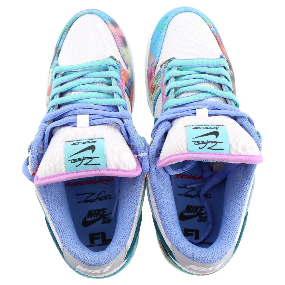 NIKE SB (ナイキエスビー) × Futura Laboratories DUNK LOW OG QS HF6061-400 フューチュラ ラボラトリーズ ダンクロー ローカットスニーカー シューズ ホワイト/マルチ US9/27.0cm