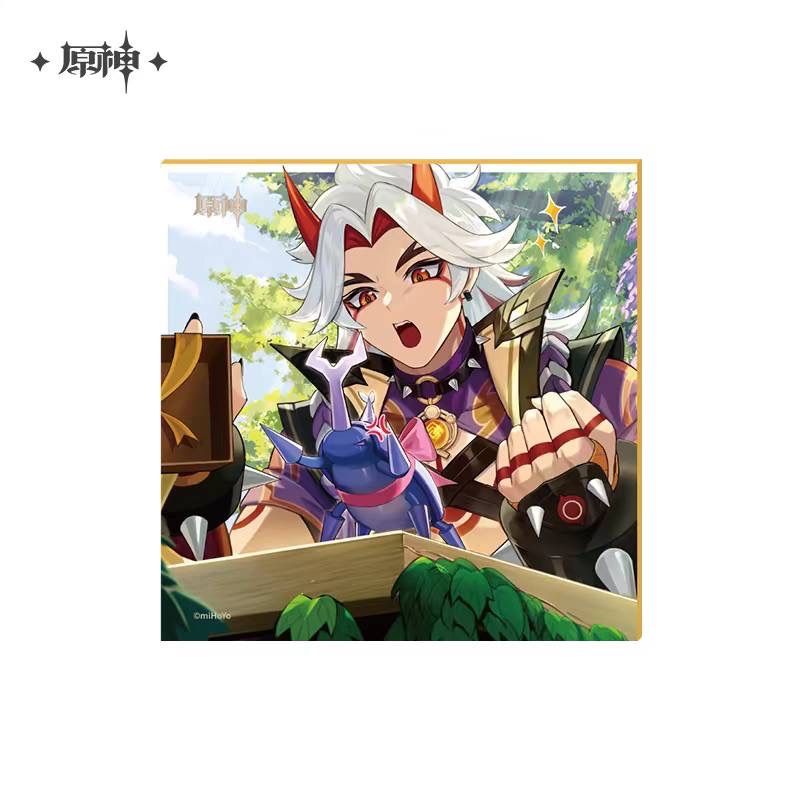 公式正規品 色紙 原神 八重神子 雷電将軍 宵宮 荒瀧一斗 ゴロー 雲菫