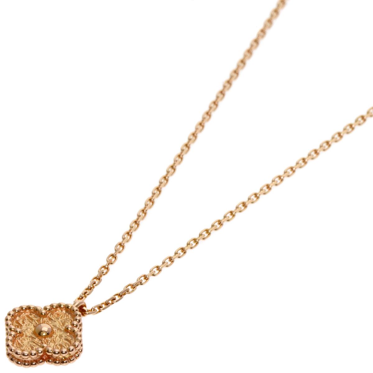 中古★Van Cleef&Arpels★スウィートアルハンブラ18Kネックレス Van Cleef & Arpels ヴァンクリーフ＆アーペル スウィート