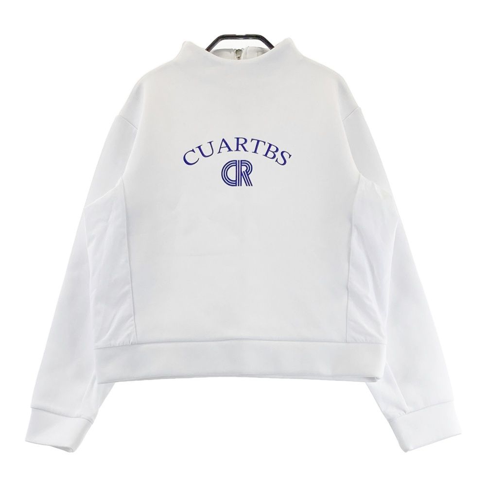 CUARTO UNITED ホワイト・ブラック長袖セーター メンズL サイズ：L