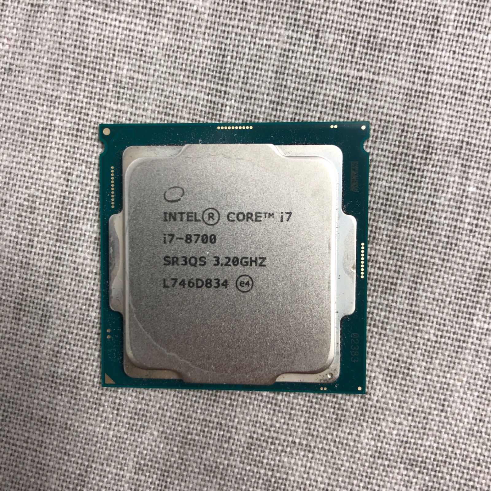 CPU Intel Core i7-8700 BIOS起動確認済 - PCパーツ