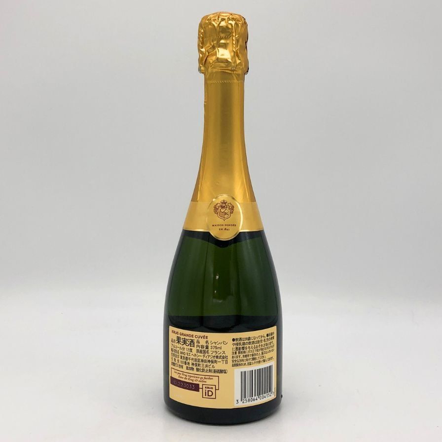 Krug - クリュッグ 白 375ml 12% KRUG【M1】 クリュッグ 白 375ml 12% KRUG【M1】 - メルカリ