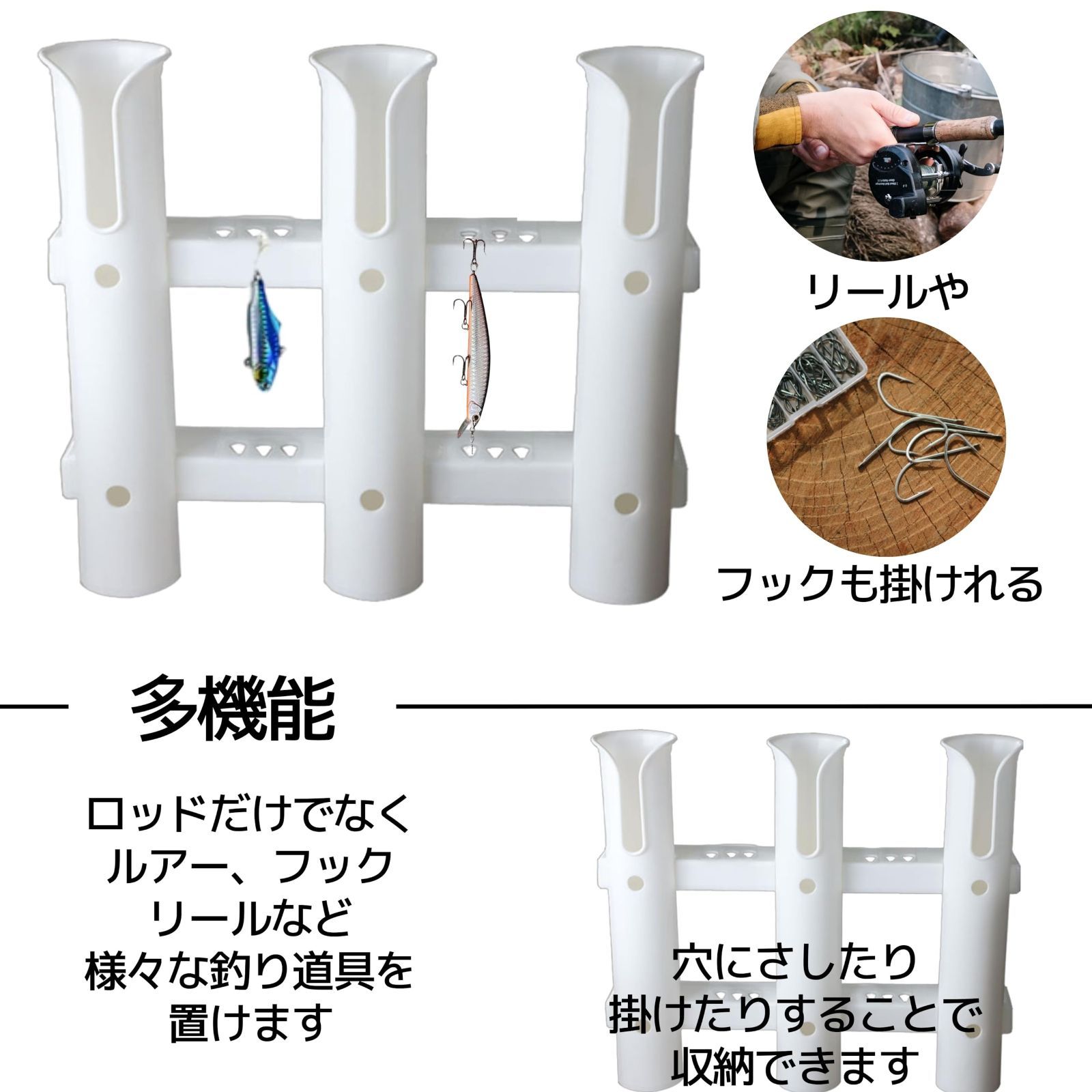 カヤックカヌー ボード用 丈夫なリゾットステンレス スチール ロッドホルダー カヤックレール用の調整可能な釣り竿ホルダー,トラック,パドル