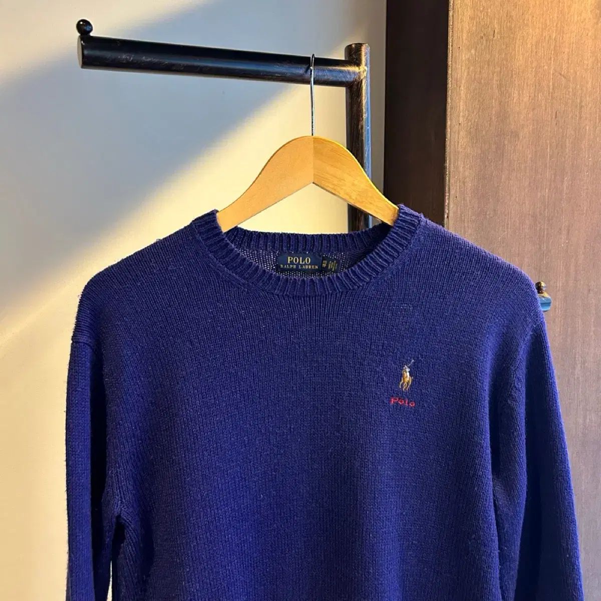 雷市場（ポンジャン）商品韓国直送】 12775 ー ポロ Ralph Lauren(ラルフローレン) 青 シルク ニット - メルカリ