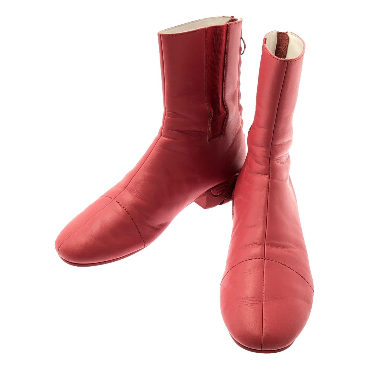 RAF SIMONS | ラフシモンズ | SOLARIS HI レザー ブーツ | 41 | レッド | メンズ