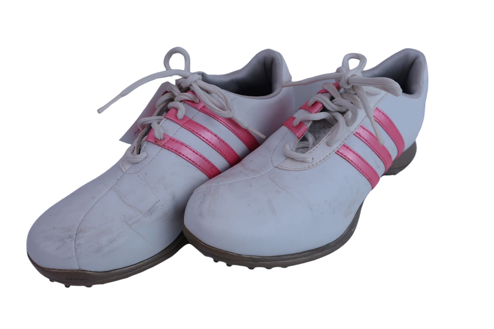 adidas ゴルフシューズ　ホワイト/ピンク 　24,0cm adidas(アディダス) ゴルフシューズ 白ピンク レディース 23.5cm