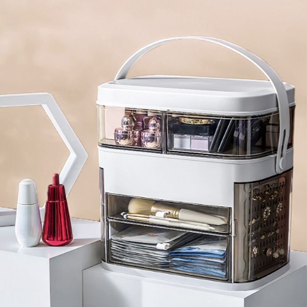 ストール メイクボックス LED 大容量 ドレッサー コスメボックス 可愛い おしゃれ