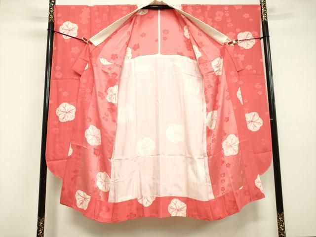 平和屋2■上質な長襦袢　無双仕立て　重ね山花車地紋　暈し染め　逸品　未使用　DAAG7007ma 長襦袢 : 平和屋