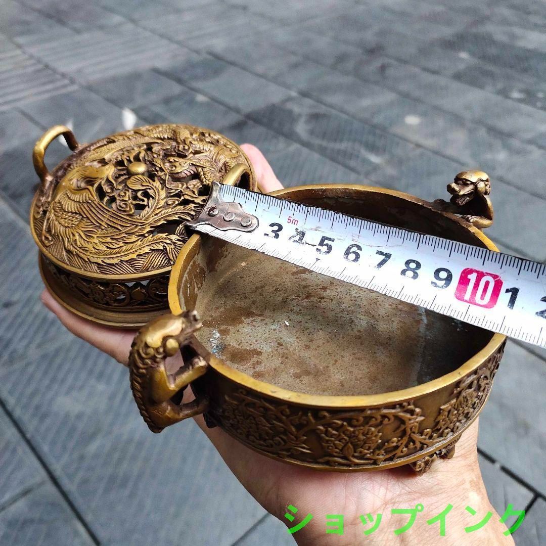 銅細工 仏手流香 香炉 香道具 装飾品 工芸品 美術品 置物 龍鳳香炉 銅 細工 装飾品 現代工芸品 美術品 置物 - メルカリ