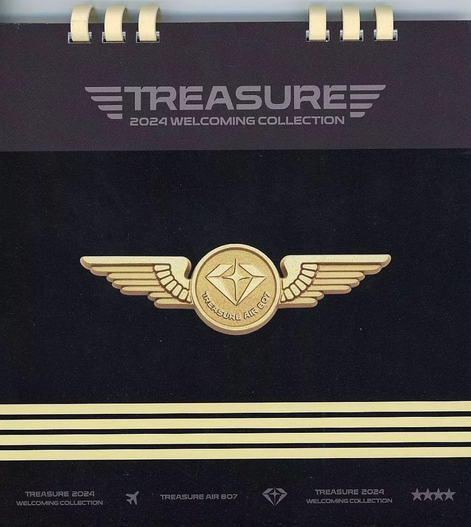 中古】カレンダー [単品] TREASURE 2024卓上カレンダー 「TREASURE
