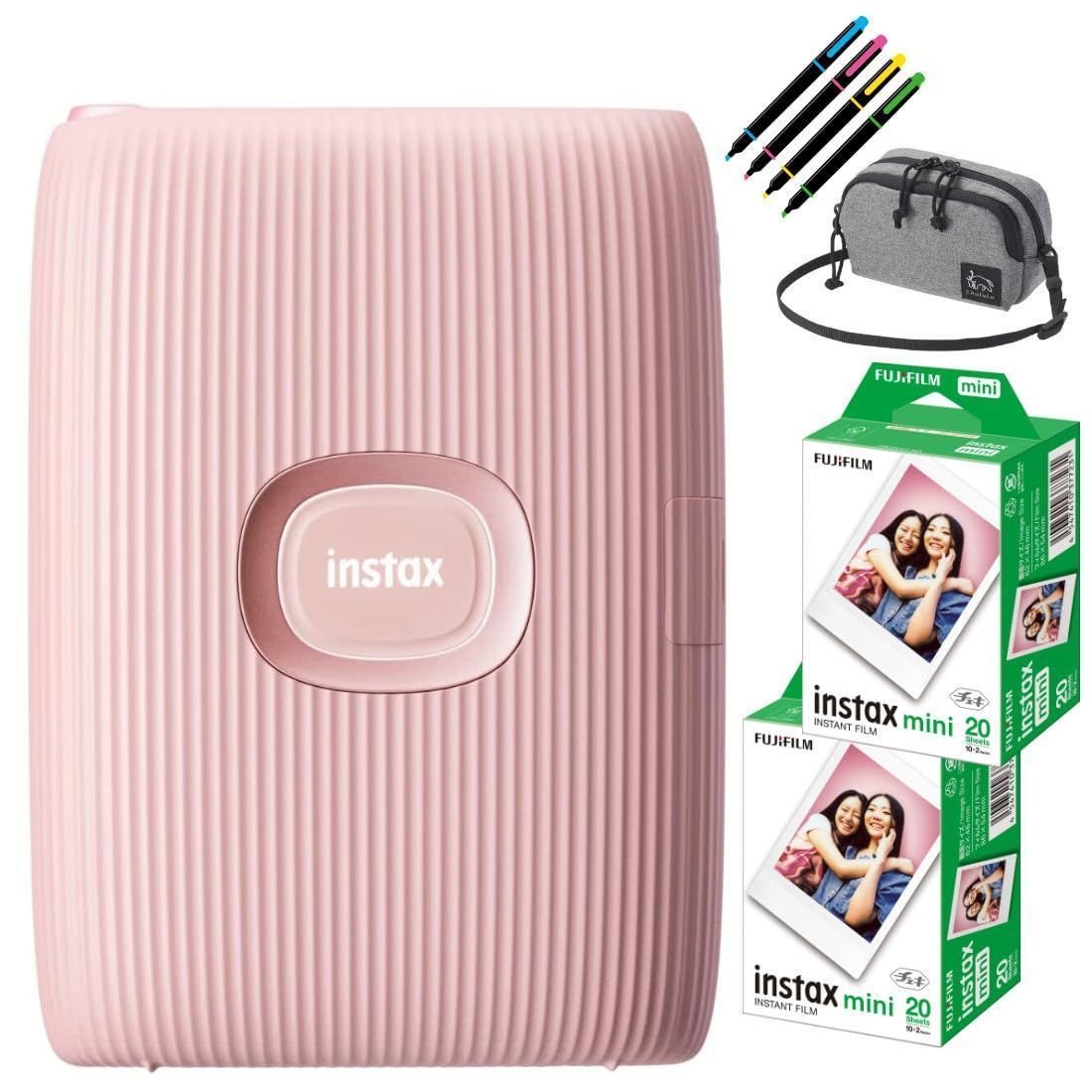 【特価商品】mini Link2 instax ソフトピンク ＆ フォトプリンタ