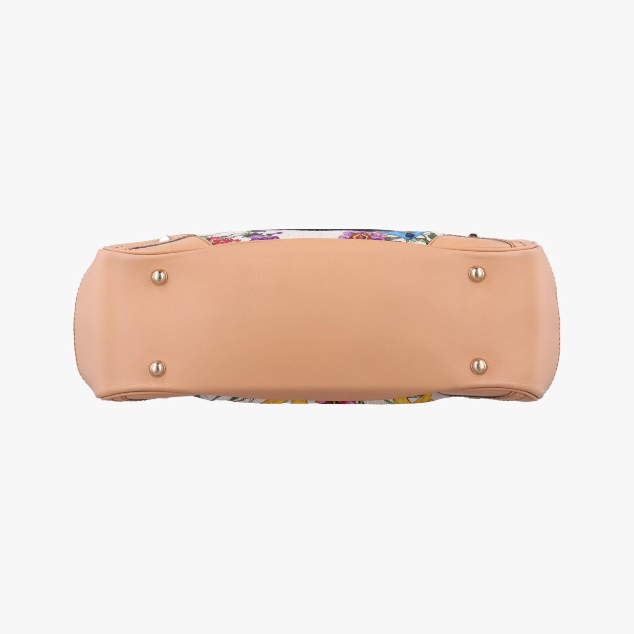 グッチGucciバンブー フローラ マルチカラー レザー