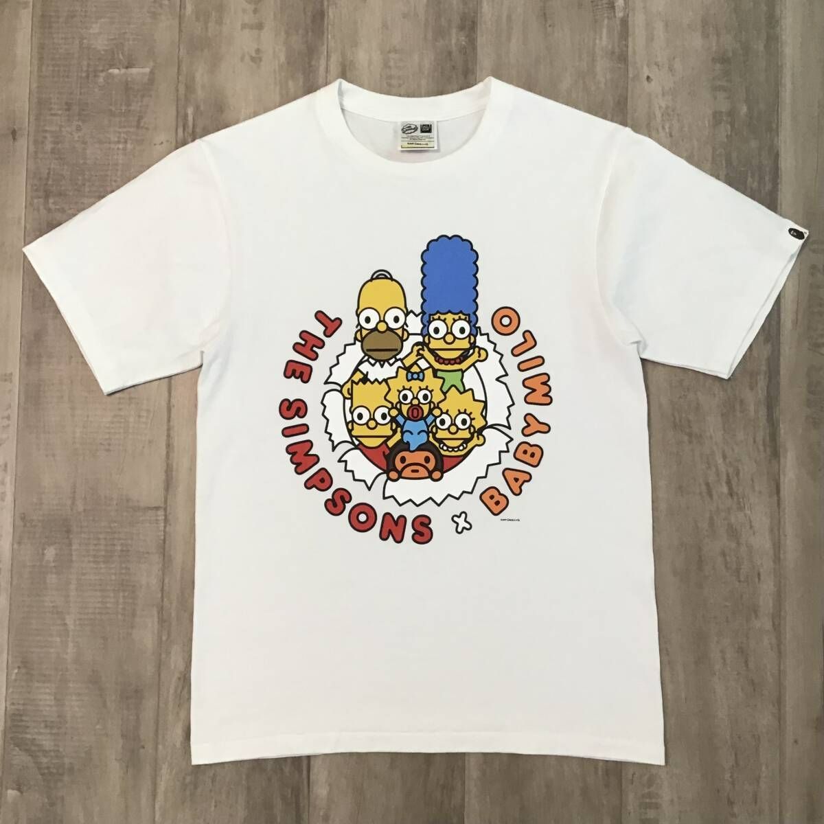 ☆美品☆ THE SIMPSONS × BAPE BABY MILO Tシャツ Sサイズ a bathing 