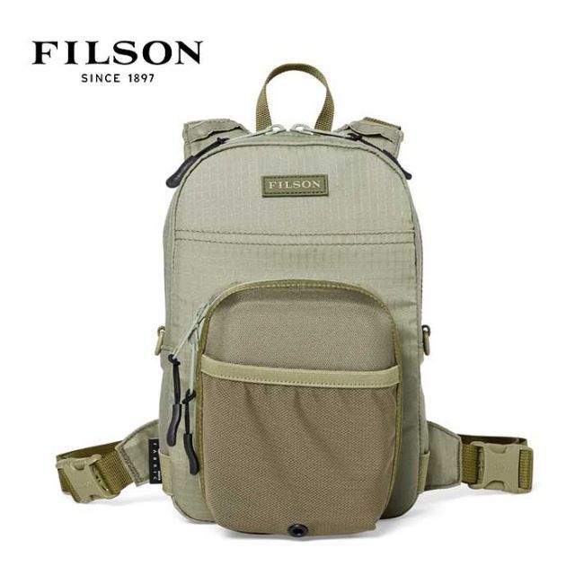 フィルソン フィッシング チェストパック Filson 94528 FISHING CHEST PACK MOSS GREEN 釣り バッグ 240125