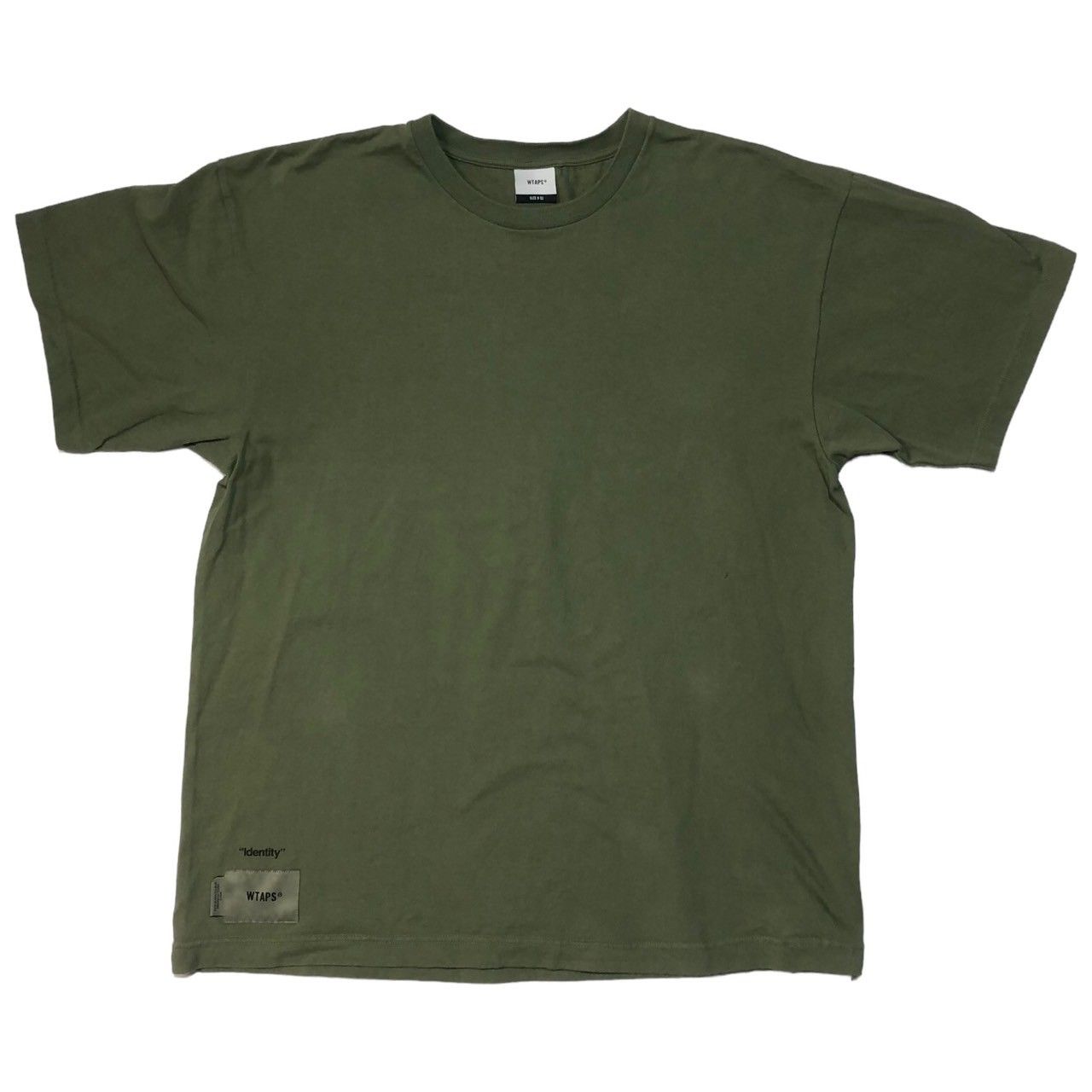 WTAPS(ダブルタップス) 22SS IDENTITY/SS/COTTON/アイデンティティーショートスリーブTシャツ 221ATDT-STM07S SIZE 02(M) カーキ