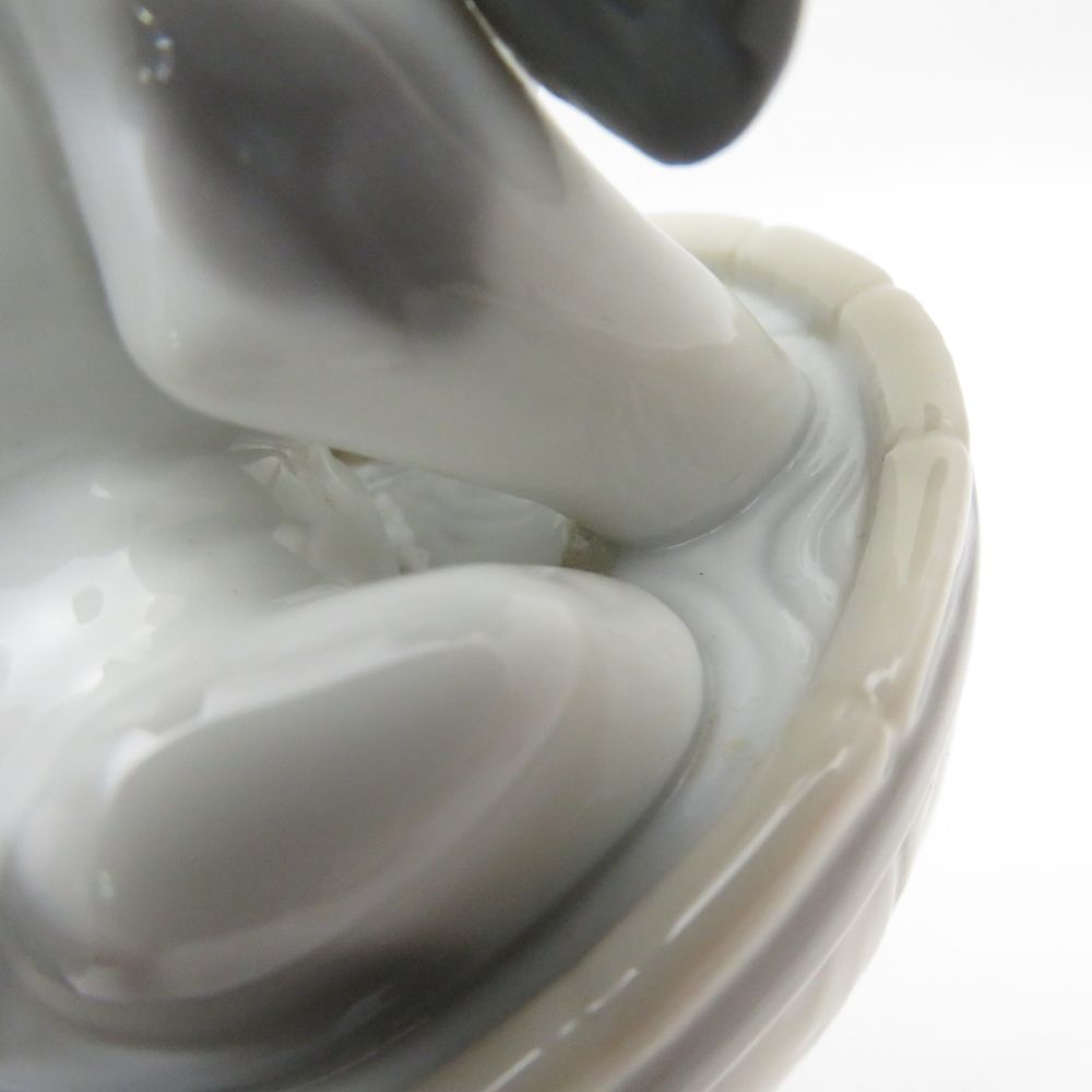 美品 LLADRO リヤドロ 5455 きれいにしましょうね フィギュリン