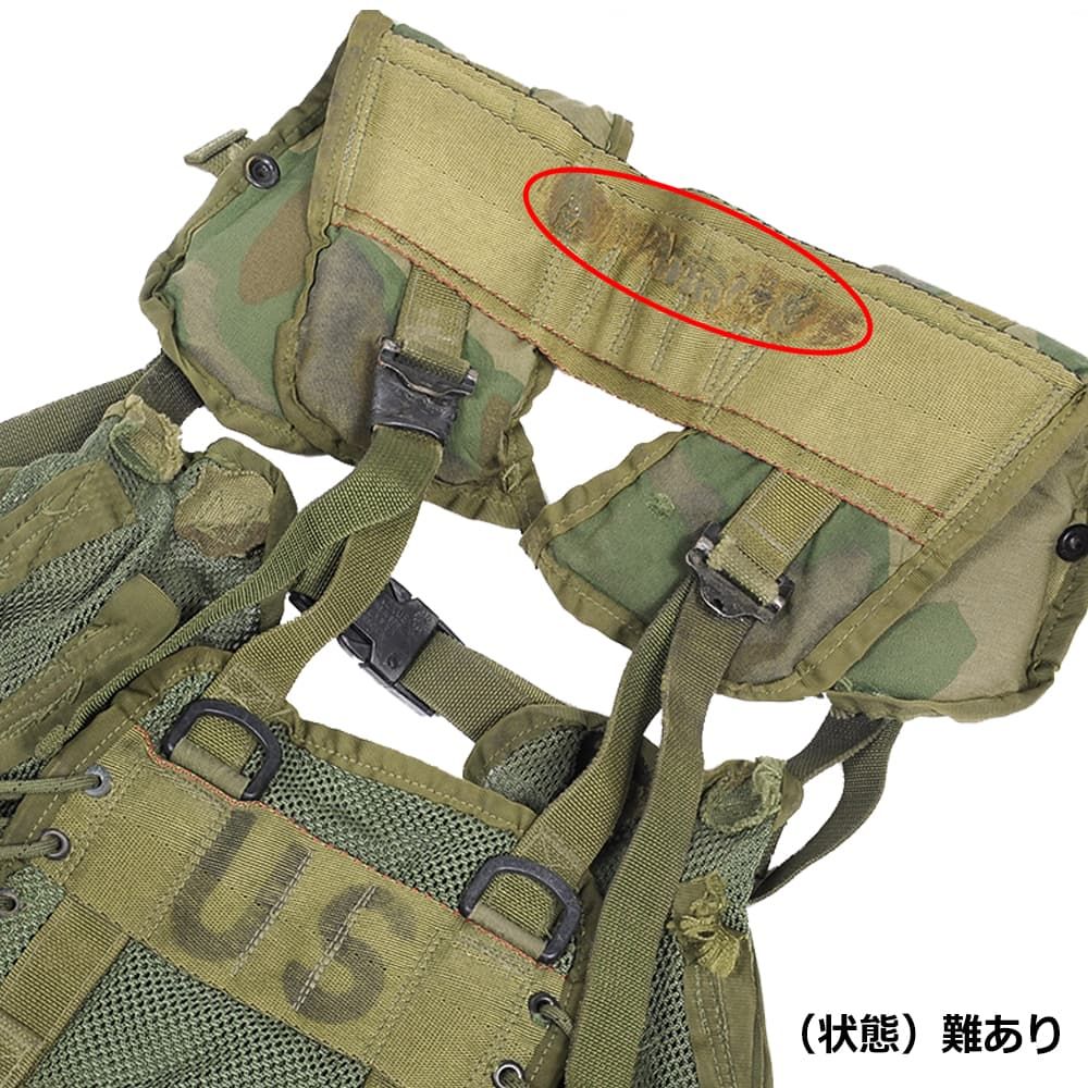 米軍放出品 タクティカルベスト ITLBV ウッドランド迷彩 [ 難あり