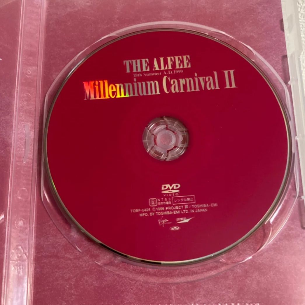 DVD/THE ALFEE Millennium Carnival Ⅰ,Ⅱ - Hobby shop mm - メルカリ