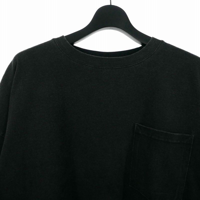 KAPITAL 天竺4フラッグス ポケット S 半袖Ｔシャツ カットソー ブラック キャピタル 5-0706S 246443 KAPITAL 天竺4フラッグス ポケット S 半袖Tシャツ カットソー