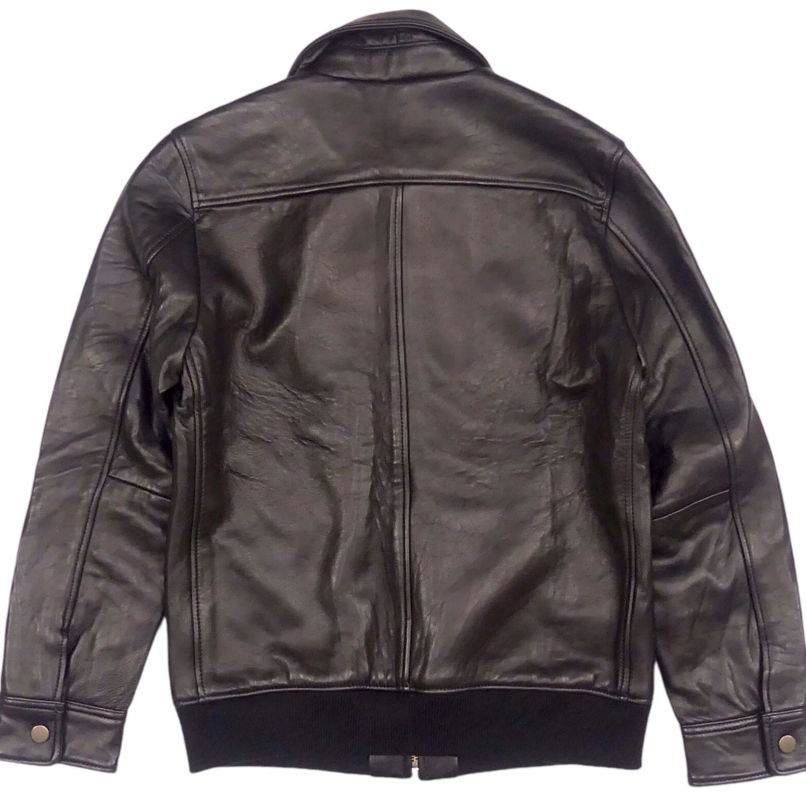 MOUSSY マウジー レザー ジャケット ブルゾン ジャンパー M 黒