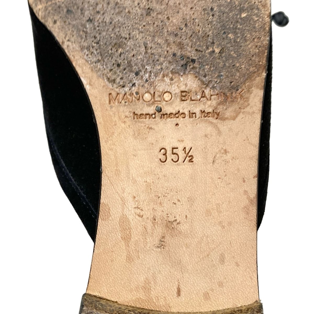 新品　MANOLOBLAHNIK ミュール　35 1/2 MANOLO BLAHNIK(マノロブラニク) ミュール 35 1/2 レディース