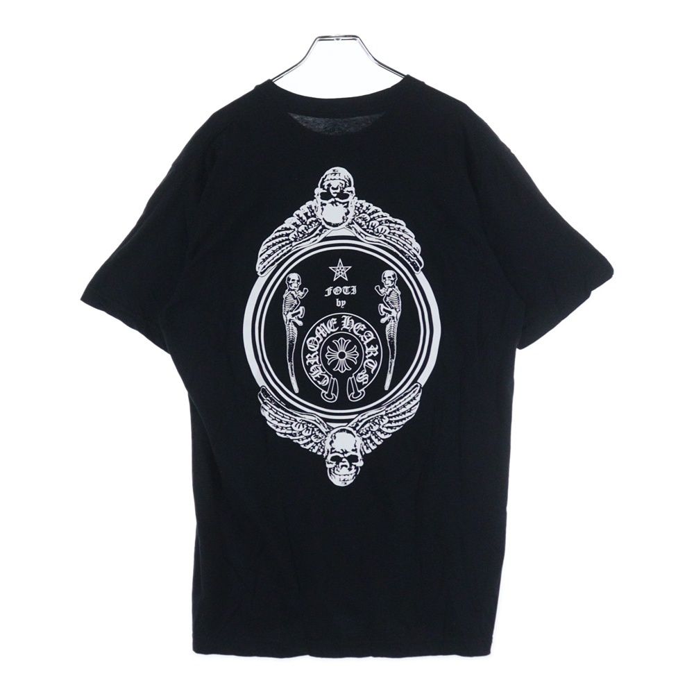 CHROME HEARTS クロムハーツ FOTI MAHALIA HORSESHOE T-SHIRT フォティ マハリア ホースシュー クルーネック半袖Tシャツカットソー ブラック