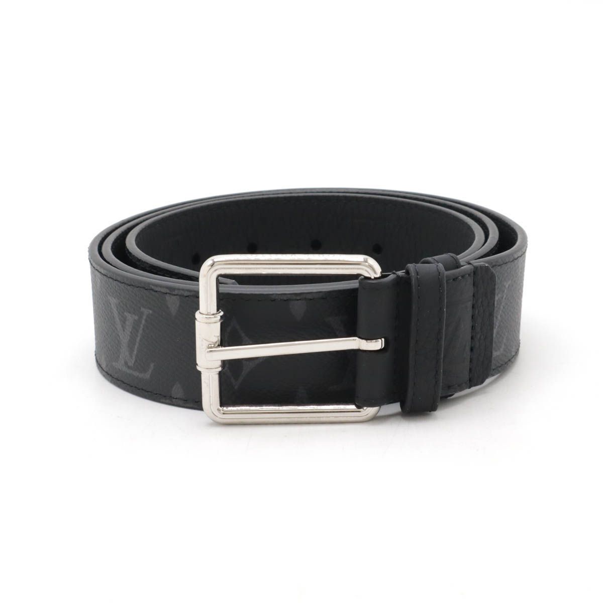 LOUIS VUITTON ルイ ヴィトン モノグラムエクリプス ベルト シチズン 40MM リバーシブル トリヨンレザー シルバー金具 #110 M8358Q