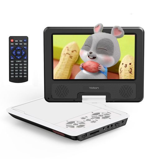 YOTON ポータブルDVDプレーヤー 【ブルーレイ非対応】 YOTON ポータブルDVDプレーヤー ‎YD105を検証レビュー