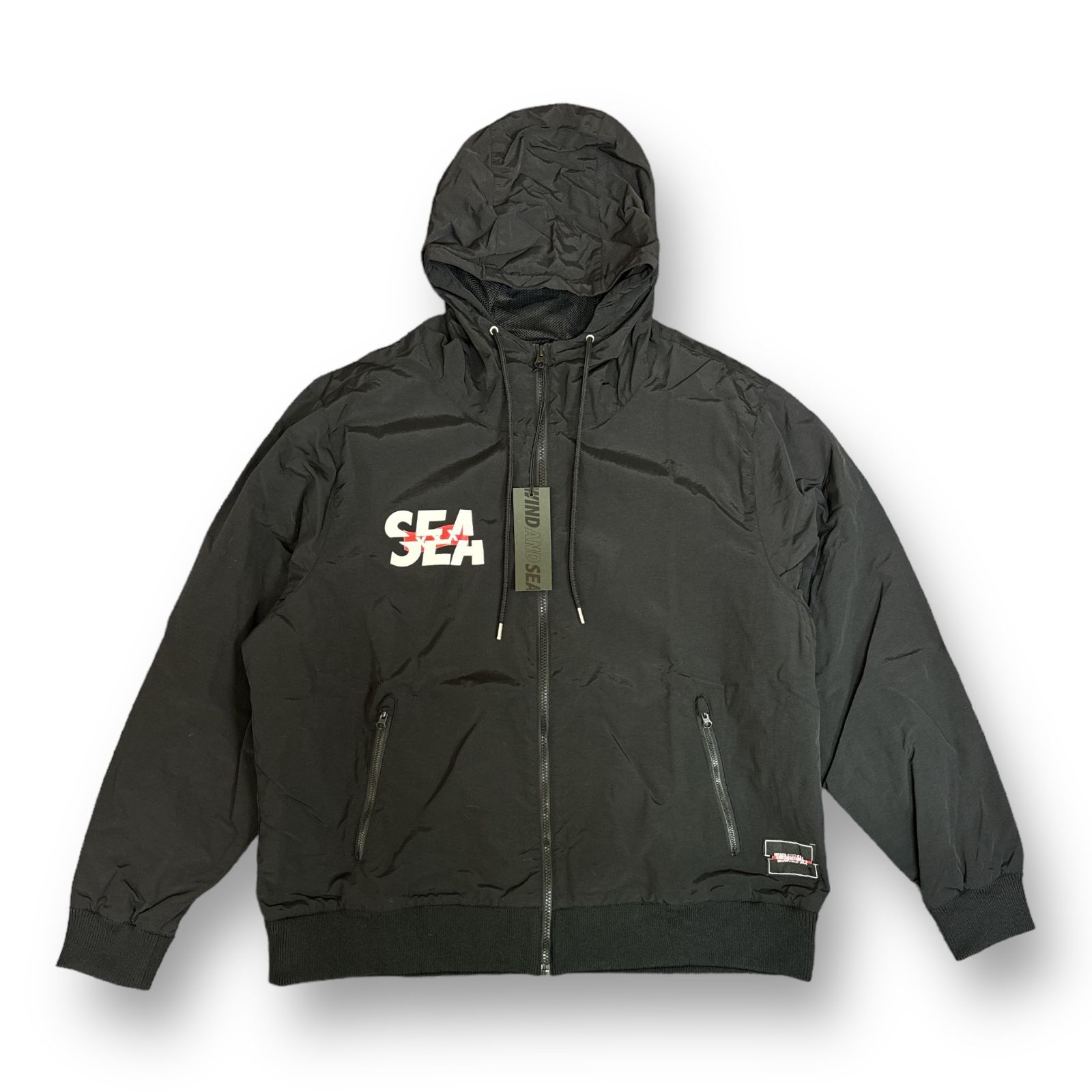 新品 定価25300円 GOD SELECTION XXX WIND AND SEA Nylon Parka コラボ プリント ナイロン ジップパーカー  マウンテンパーカー ウィンダンシー ゴッドセレクション WDS-XXX-SP-01 L 65475A - メルカリ