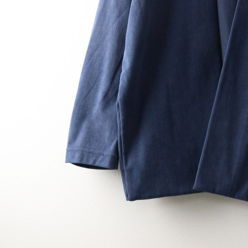 フィルマム FIRMUM POLYESTER CORDUROY WARP KNITTING CARDIGAN コーデュロイワープニットカーディガン XS/ブルー【2400014501315】 フィルマム FIRMUM POLYESTER CORDUROY WARP KNITTING CARDIGAN